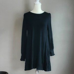 LOFT Black Flowy Dress